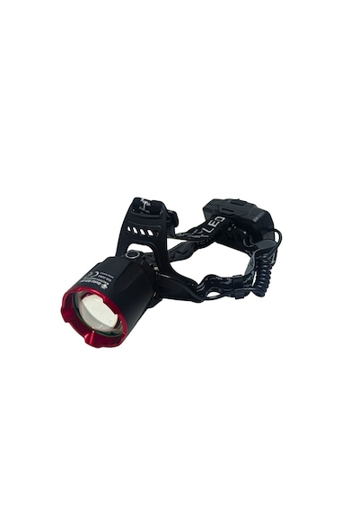 Gold Silver Gs-2090 40w 4000 Lümen Zoomlu Şarjlı Led Kafa Lambası Feneri 3 Pilli 9600 Mah Siyah