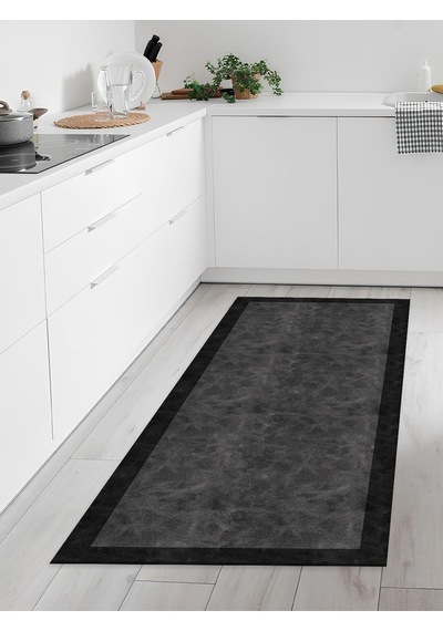 Makinede Yıkanabilir Kaymaz Taban Leke Tutmaz Dijital Baskı Mutfak Halısı 6148m 001