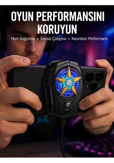 Hubrendy Tekno F6 Telefon Sogutucu Yeni Nesil