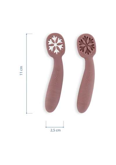 Babyjem Silikon İkili İlk Kaşığım Mocha