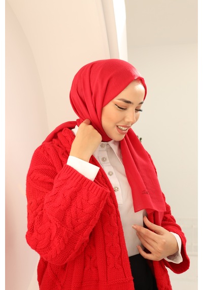 Silk Home Organik Jazz Şal 78003-31 Kırmızı
