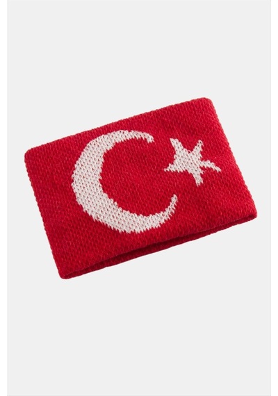 Ay - 572 - Yıldız Beyaz Havlu - Nazblsmm - Bileklik Kırmızı