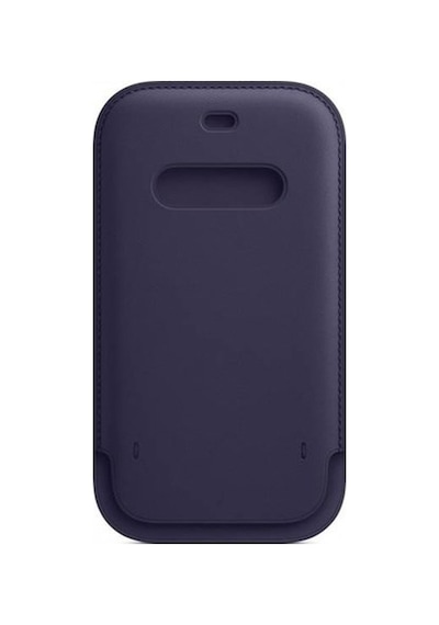 Apple Uyumlu iPhone 12/12 Pro Magsafe Özellikli Zarf Deri Kılıf Mhyc3zm/a Derin Mor