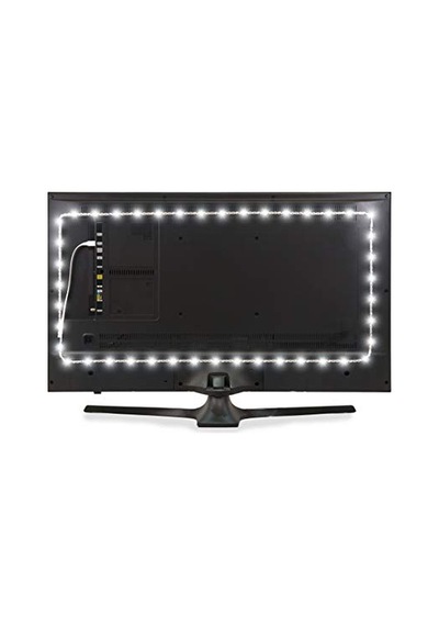 4X50Cm Beyaz Lcd Led Tv Arkası Aydınlatma Usb Şerit Led Işık