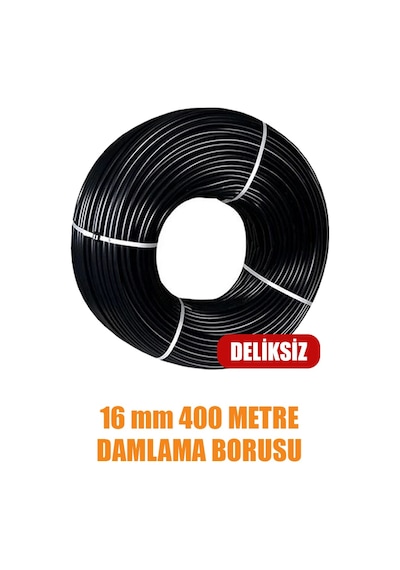 16 Mm Damlama Borusu 400 Metre Deliksiz Damla Sulama Hortumu Sulama Sistemi