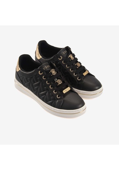 Guess Kadın Vegan Spor & Sneaker Ayakkabı Flfsotele12 siyah