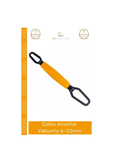 Anahtar Profesyonel Paslanmaz Çelik Dayanıklı Ergonomik Sap Atölye Çoklu Anahtar Vakumlu 6-22mm - 1