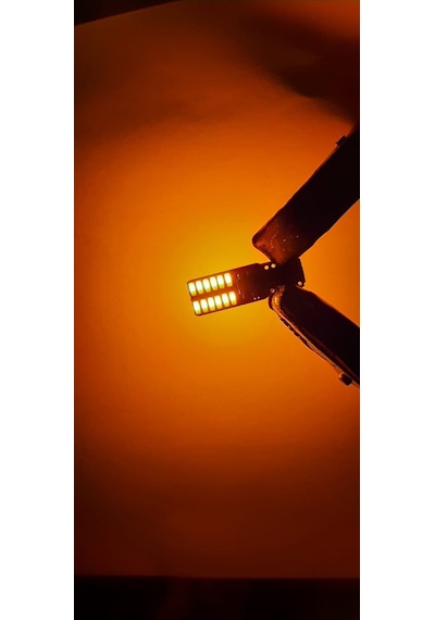 24 Led T10 Turuncu Canbus Ampul 2 Li Takım