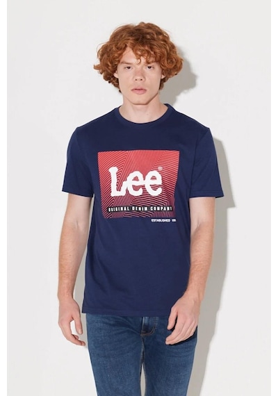 Lee Bisiklet Yaka Erkek T-shirt W7nm203877w72-navy Lacivert Lee Bisiklet Yaka Erkek T-shirt W7nm203877w72-navy Lacivert