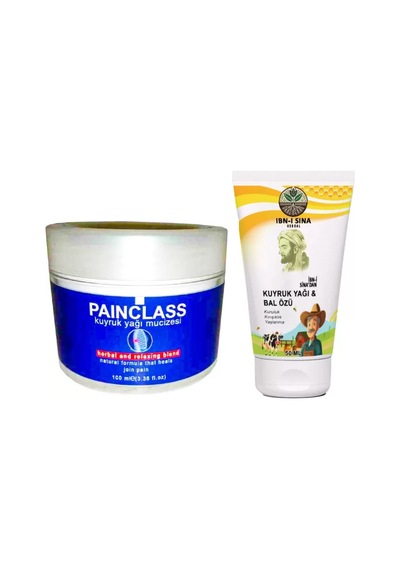 Painclass Ağrılarınıza 100 Ml Teskin Kremi + Ibn-ı Sina Kuyruk Yağ &amp Bal Özü Yaşlanmaya Çizgilere Karşıt Krem