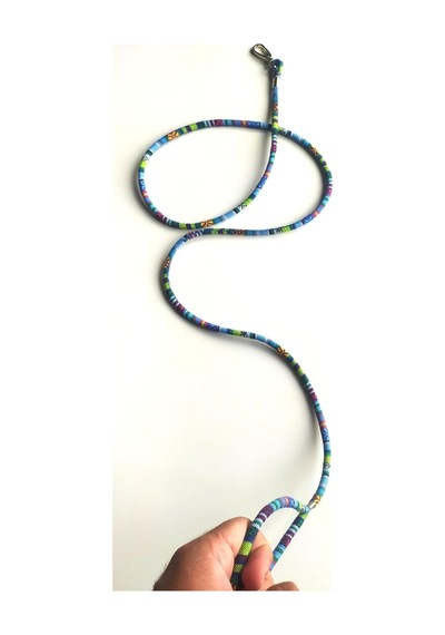 Kedi Köpek Gezdirme İpi/zinciri - Tasma Halatı/kayışı - Leash- 150 Cm. Renk:mavi