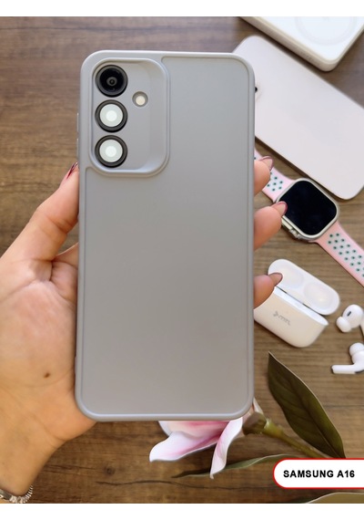 Samsung Galaxy A16 Uyumlu Kamera Korumalı Darbeye Dayanıklı Renk Atmayan Keep Silikon Kılıf Gri Samsung Galaxy A16 Uyumlu Kamera Korumalı Darbeye Dayanıklı Renk Atmayan Keep Silikon Kılıf Gri
