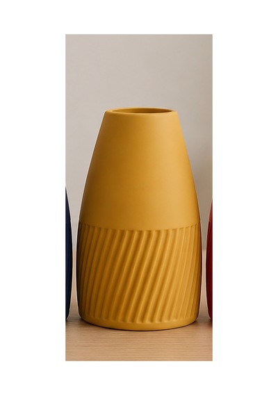 Modern Dekoratif Şık Masa 20 Cm Sarı Sarı