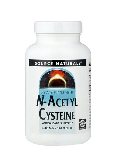 Source Naturals, N-acetyl Cysteine, 1,000 Mg, 120 Tablets Aromasız