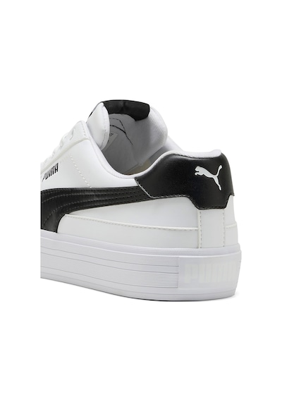 Puma Court Classic Vulc Fs Sl Beyaz Erkek Sneaker Beyaz-sıyah