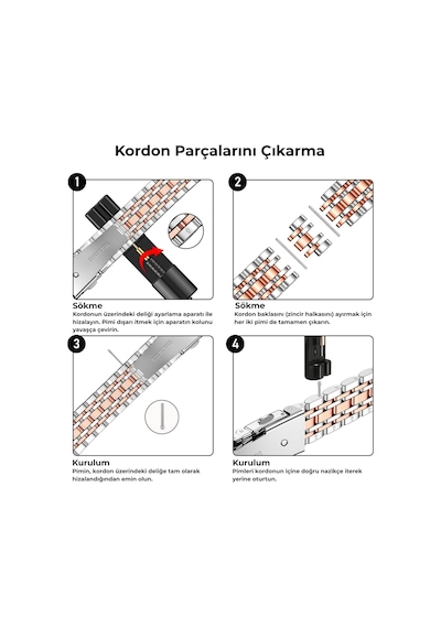 Apple Watch Uyumlu Jubilee İnce Çelik Kordon - 49/46/45/44/42/41/40/38mm Uyumlu - Apple Watch Se Series 3/2/1 & Watch Ultra 3/2/1 & Series 11-1 Çok Renkli Apple Watch Uyumlu Jubilee İnce Çelik Kordon - 49/46/45/44/42/41/40/38mm Uyumlu - Apple Watch Se Series 3/2/1 & Watch Ultra 3/2/1 & Series 11-1 Çok Renkli