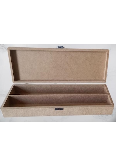 1448bng90249hobi Adn Dekoratif Şiş Kutusu Ahşap Mdf Ham Cnc Kesim Klipsli Model El Yapım