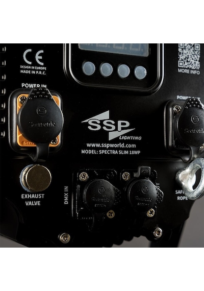 Ssp Deron Spectra Slim 18wp Ip65 Led Par Rgbwauv