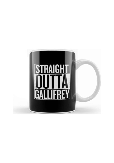 Straight Outta Gallifrey Doctor Who White Kupa Bardak Porselen Karışık