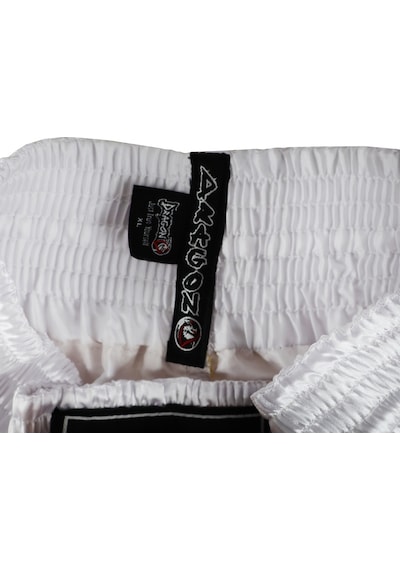 Dragondo Mt3033 Muaythai Şortu Beyaz Kick Boks Şortu Beyaz