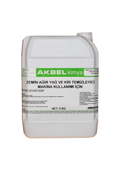 Akbel Ağır Yağ ve Kir Temizleyici Makine Kullanımı İçin 5 KG