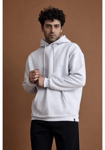 Scorp Origin Erkek Hoodie Sweatshirt Gri Gri