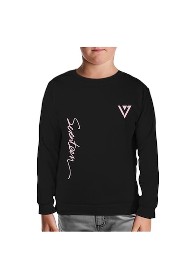 Lord Tshirt Seventeen - Logo Siyah Çocuk Sweatshirt