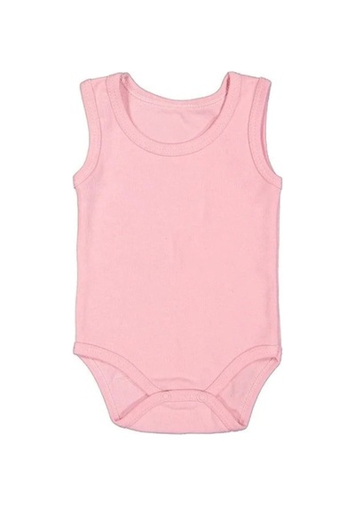 Lafiny Pamuk Çıtçıtlı Bebek Body Zıbın 5'li Paket 1369 Pembe