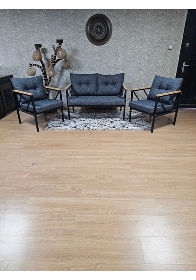 Siyah Boyalı Bahçe - Balkon - Mutfak Çay Seti Takımı Bahçe Koltuk 001 Siyah Boyalı Bahçe - Balkon - Mutfak Çay Seti Takımı Bahçe Koltuk 001