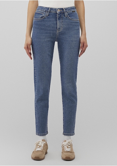 Mavi - Cindy Gold Shape Jean Pantolon 100277-87897 Koyu Mavi