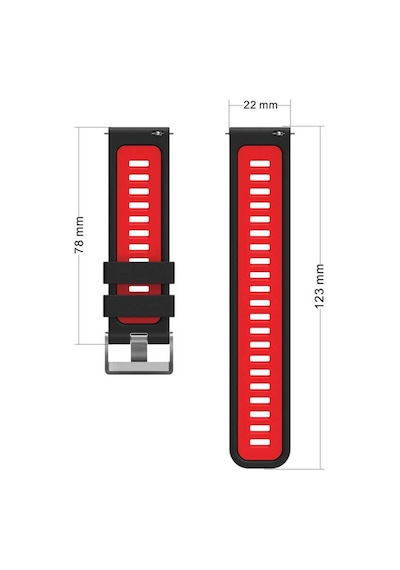 Samsung Galaxy Uyumlu Watch 42Mm Krd-55 Silikon Kordon (541618642)