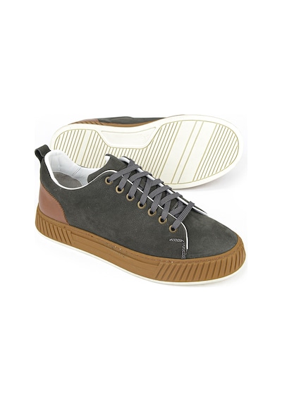 Ziya Erkek Hakiki Deri Günlük Sneaker 161983z8702 Gri 161983z8702 011 40