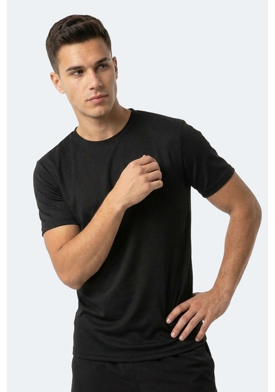 Slazenger Hugger Erkek Siyah Tişört