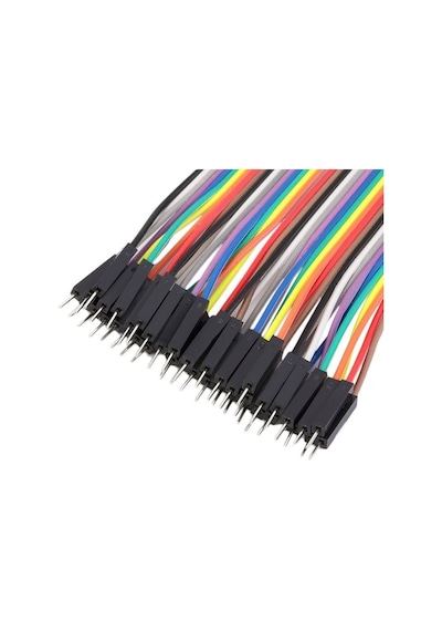20Cm 40 Pin Erkek Erkek Dupont Kablo