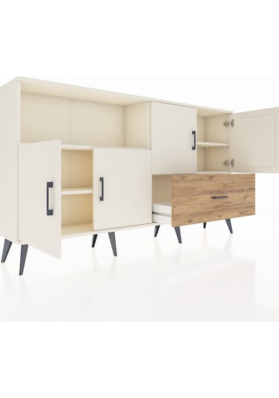 Arges Konsol 4 Raflı Tek Çekmeceli 4 Kapaklı 176x30x99 Aytaşı-ayt Aytaşı-aytaşı/çam Arges Konsol 4 Raflı Tek Çekmeceli 4 Kapaklı 176x30x99 Aytaşı-ayt Aytaşı-aytaşı/çam