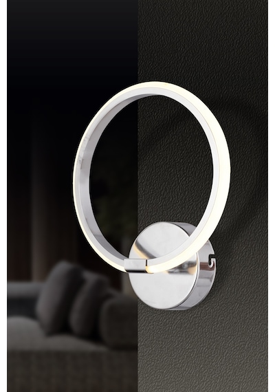 Pl 02 Model Krom 3 Renkli Koridor Ve Mutfak İçin İdeal Aplik Alüminyum Avize, 25x25 Krom