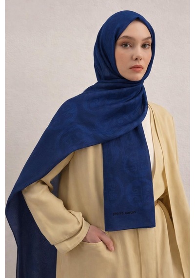 Pierre Cardin Lyocell Naia Rivela Şal 6080200 Lacivert