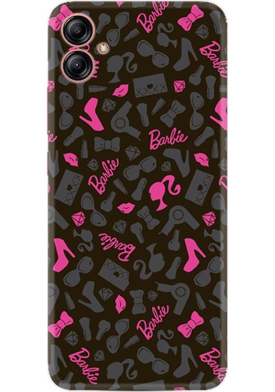 Samsung Uyumlu Galaxy A04E Kılıf Resimli Desenli Baskılı Silikon Barbie and Shoes 1413