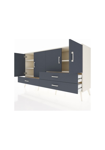 Hyperion Konsol 5 Raflı 3 Çekmeceli 4 Kapaklı 176x44x99 Aytaşı-an Aytaşı-antrasit Hyperion Konsol 5 Raflı 3 Çekmeceli 4 Kapaklı 176x44x99 Aytaşı-an Aytaşı-antrasit