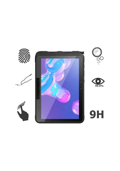 Samsung Galaxy Tab Active Pro T547 Kılıf Tablet Temperli Cam Ekran Koruyucu Kırılmaz