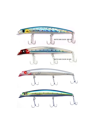 Kabura Katto 140Mm 18.5G Floating Dalar: 0.8-1.0M Sahte Balık