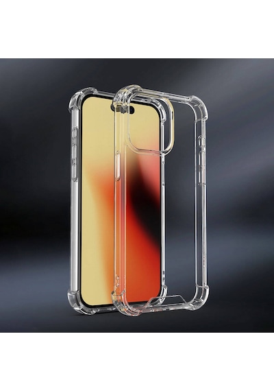 Apple iPhone 15 Plus Uyumlu Nitro Anti Shock Silikon-renksiz Renksiz Renksiz