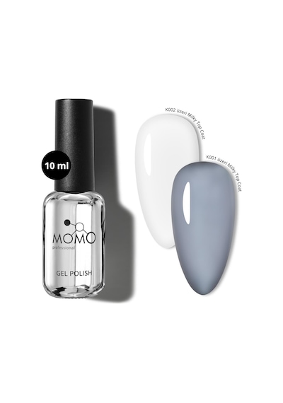 Momo Professional Undefined Kalıcı Oje İçin Milky Top Coat 10 Ml