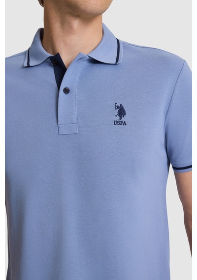 U.S. Polo Assn. U.s. Polo Assn. Erkek İndigo Tişört Basic 50326975-vr028