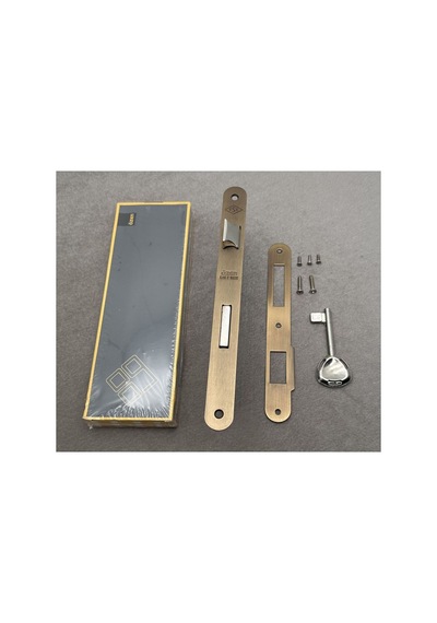 Özen Handles Oval İç Kapı Oda Kilidi Gömme Kilit 40/90/23 Antik Sarı 2 Adet