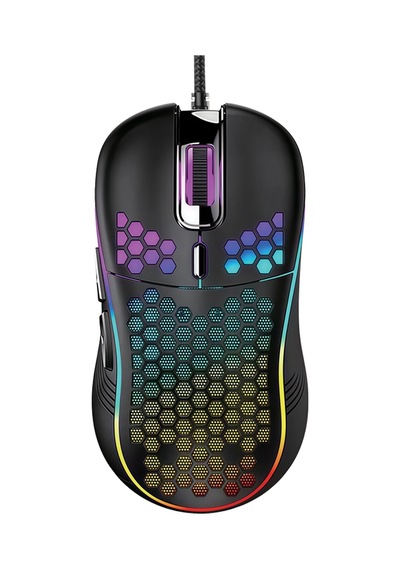 Kablolu Rgb Işıklı Grafik Ve Oyuncu Mouse - Honeycomb Petek Tasarım 1200 - 2400 - 4800 - 7200 Dpı Diğer