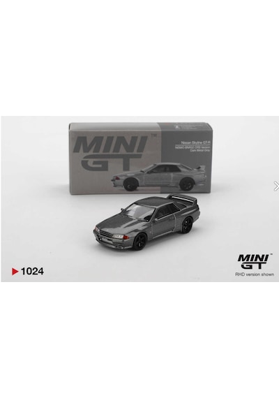 Mini Gt 1/64 Nissan Skyline Gt-r Nısmo Bnr32 Crs Version Dark Metal Gray Mgt01024 Gri