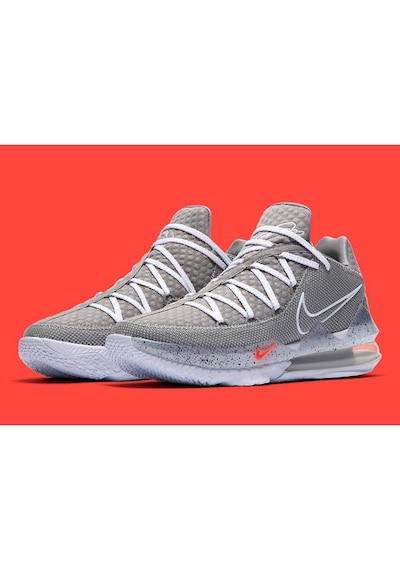Nike Lebon 17 Low Basketbol Ayakkabısı Gri