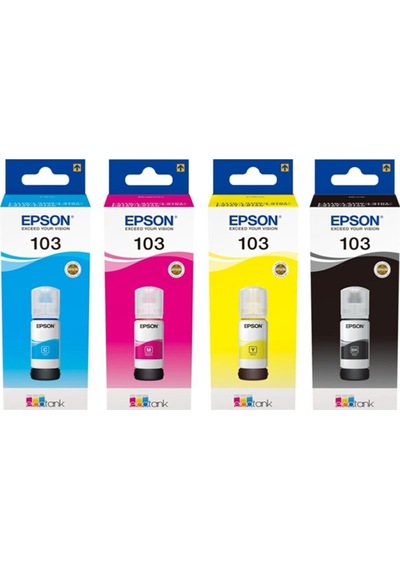 Epson 103 4 Renk Mürekkep Seti 3111 / 63 ML