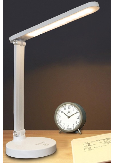 Masa Lambası Şarjlı 40 Led Çalışma Okuma Işığı Kademeli Ayarlı Renk Tonu Ve Parlaklık .